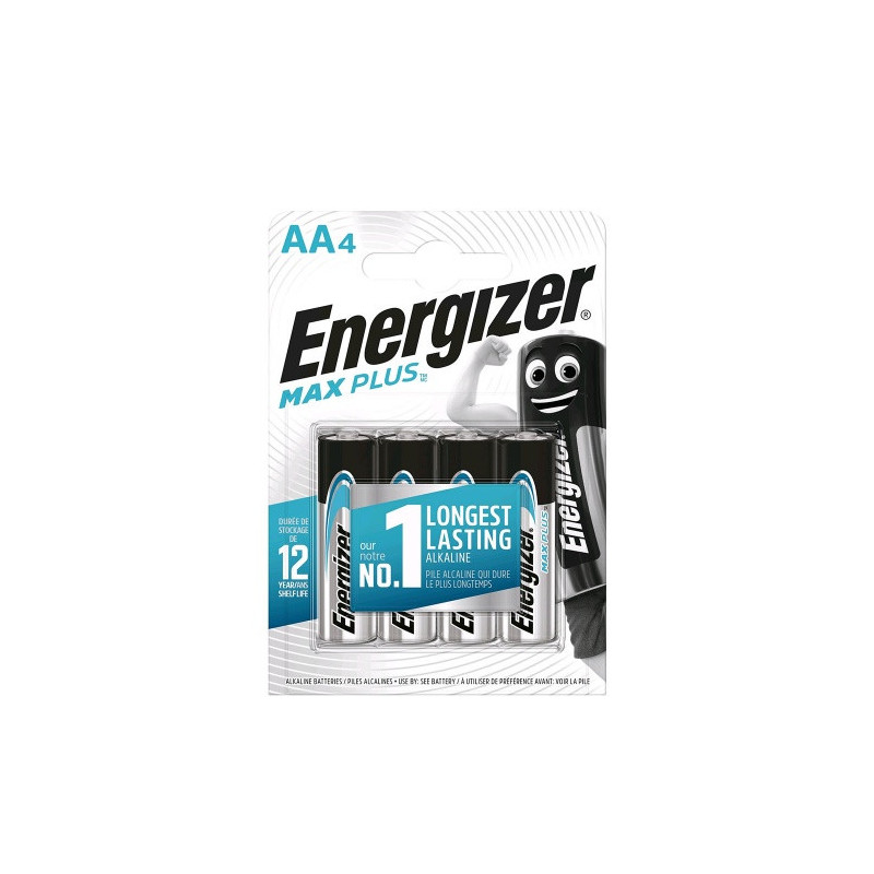 „Energizer Max Plus“ šarminės baterijos AA B4, kaina už 4 vnt.