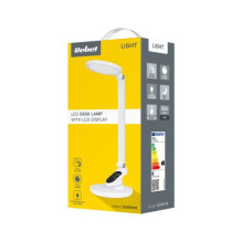 Table lamp with clock, sleep timer, 3 light intensities, Changeable light color