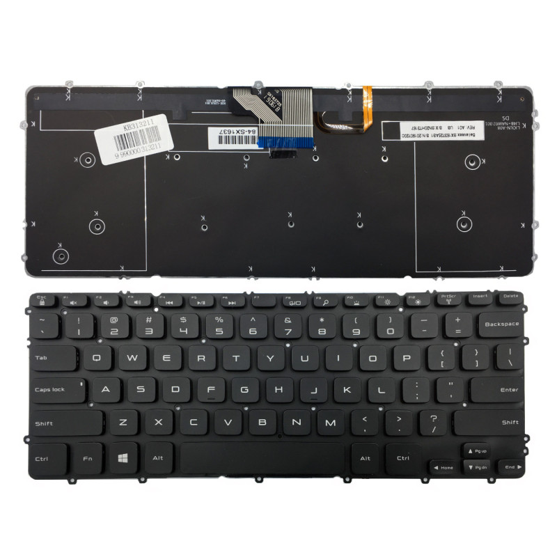 Keyboard Dell: Precision M3800 XPS 15 9530 with backlight