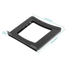 Laptop Stand - Manhattan 5 Position Black 39.6 cm (15.6')