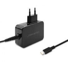 Power Adapter - Qoltec 51024 Charger, 65W, 5-20V, 3-3.25A, USB Type C, PD, Black