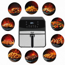 Oven with air frying function - IDEAL Fat-free baking oven 6.5 L Touch control Removable bowl