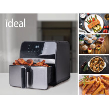 Oven with air frying function - IDEAL Fat-free baking oven 6.5 L Touch control Removable bowl