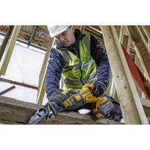 Elektrinis Įrankis - DEWALT DCS389NT 54V Pjūklas 3000 SPM 30cm Medžiui 13cm Plienui Juodas Geltonas