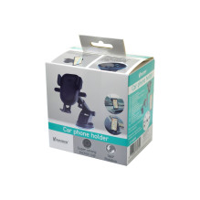 Phone holder - Vakoss ST-3482K active holder for smartphones with car sun visor, 360° rotation, adjustable width and hei