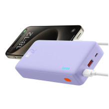 External Battery - Baseus Airpow PPAP20K 20000 mAh Fast Charging 20W Triple Output Purple