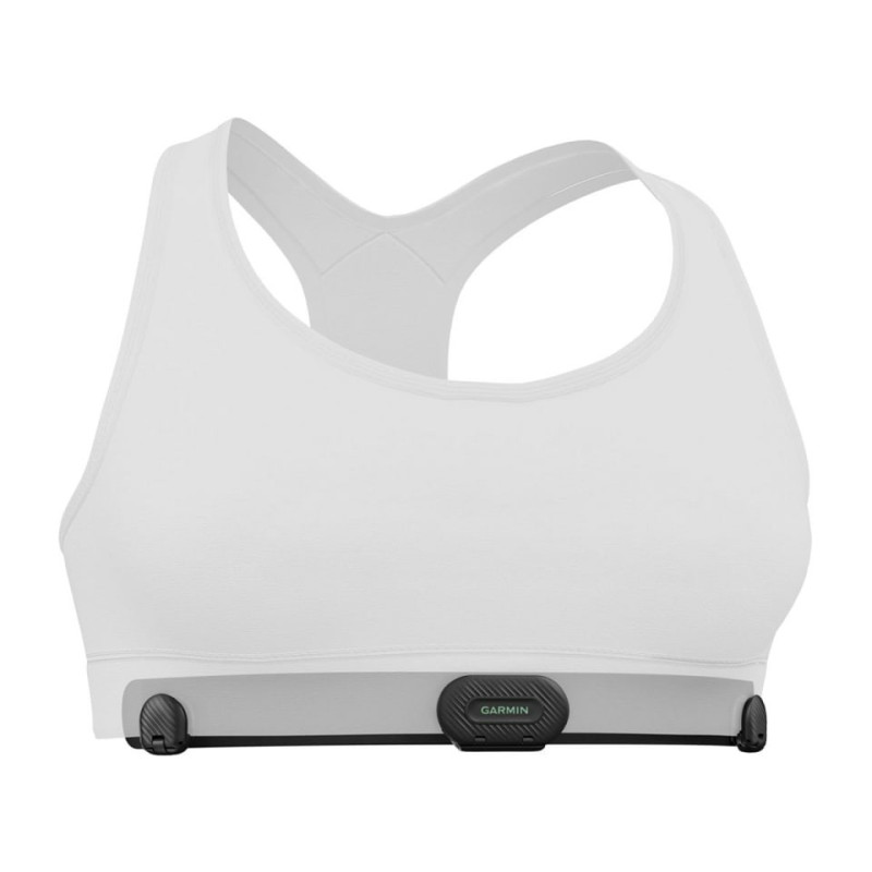 Širdies ritmo monitorius - Garmin HRM-Fit Bluetooth / ANT+ vandeniui atsparus krūtinės diržas juodas