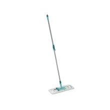 Cleaning Broom - Leifheit Profi Cotton Plus 420mm Fiber Broom Grey, Turquoise, White