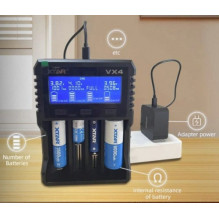 Li-ion 1.5V / 3.6 / 3.7V / Li-FePO4 / Ni-MH battery charger with power supply :: XSTAR VX4SET