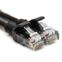 Network Cable - Cat5E UTP, Solid Copper 35 m, Black