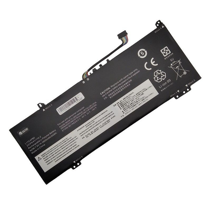 Replacement battery LENOVO L17C4PB0, 5800mAh