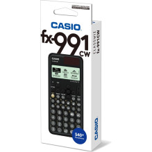 Digital Calculator - CASIO FX-991CW 12-Digit Display Battery Powered Black