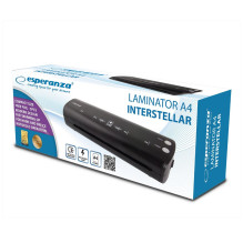 Laminatorius - Esperanza EFL004 A4 Karštas ir Šaltas 250 mm / min 125 µm Juodas
