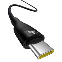 Pakrovėjo Laidas - Baseus Flash 2 USB A į USB C 100 W 2 m Juodas