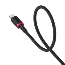 Charger Cable - Baseus Dura Type A to Type C 60 W Fast Charging 1 m Black, Red