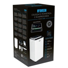 Air Dehumidifier - N'OVEEN DH5000 X-LINE 10L / 24h, 50dB, 2.5L Capacity, Mobile