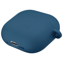 Uniq Nexo AirPods 4 + Ear Hooks Silicone case - blue