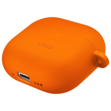 Uniq Nexo AirPods 4 + Ear Hooks Silicone case - orange