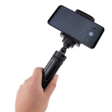 Mini tripod selfie stick holder for phone camera GoPro 16 - 21 cm black