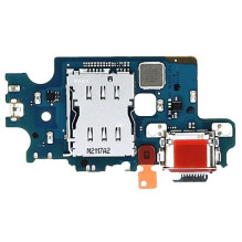 Lanksčioji jungtis Samsung S906 S22 Plus su įkrovimo kontaktu, mikrofonu, SIM lizdu originali (used Grade A)