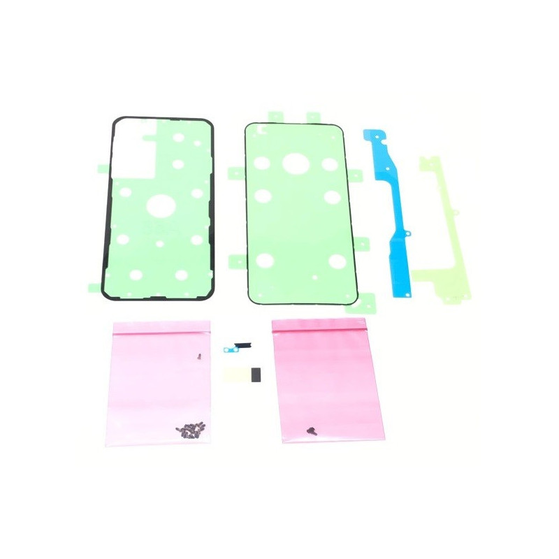 Lipdukų komplektas ekranui ir galiniam dangteliui Samsung A556 A55 5G originalus (service pack)