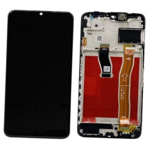 LCD screen Huawei Nova Y70 / Nova Y70 Plus with touch screen with frame and battery Black original (service pack)