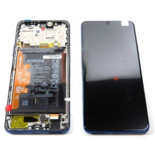 Ekranas Huawei Honor Magic4 Lite 5G / Honor X9 5G / X30 5G su lietimui jautriu stikliuku ir rėmeliu Ocean Blue originalu