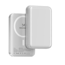 External battery POWER BANK Wozinsky (WRW349YWS) 10000mAh with wireless charging (Magsafe 15W) white