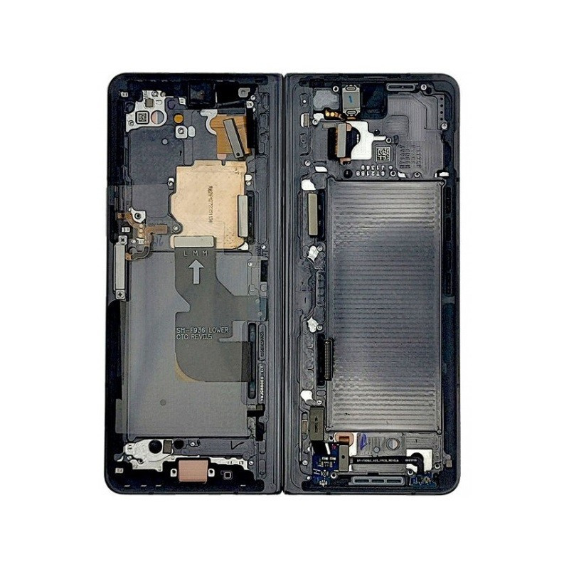 Middle housing Samsung F936 Z Fold4 5G Phantom Black originalus (used Grade C)