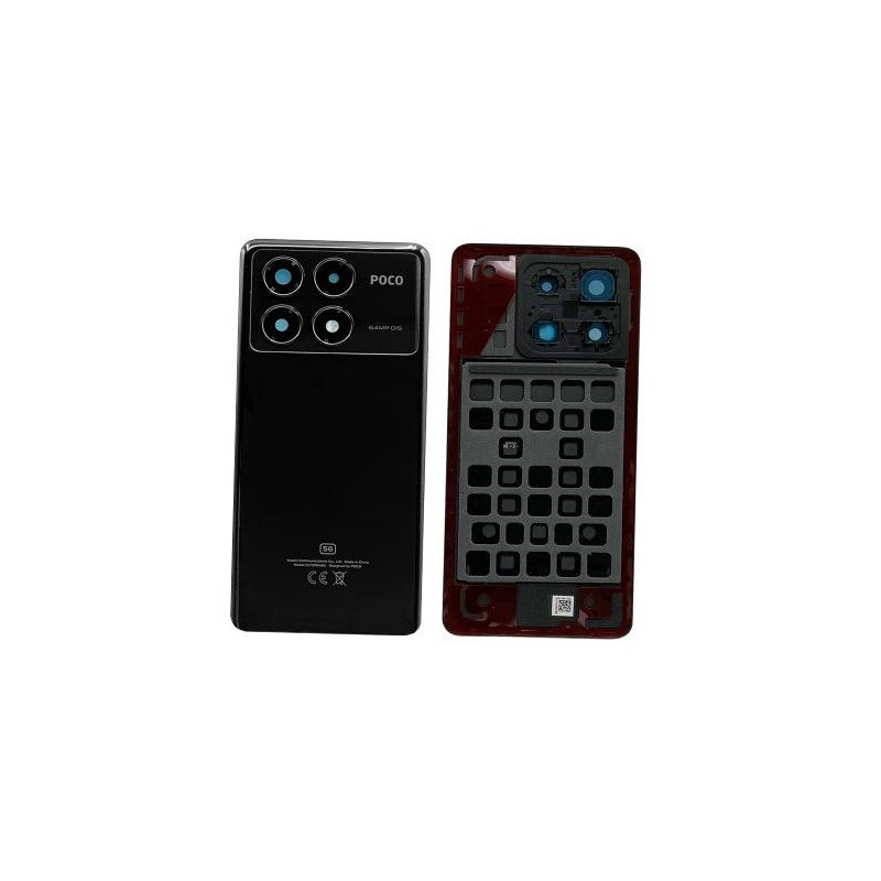 Galinis dangtelis Xiaomi Poco X6 Pro 5G Black originalus (service pack)