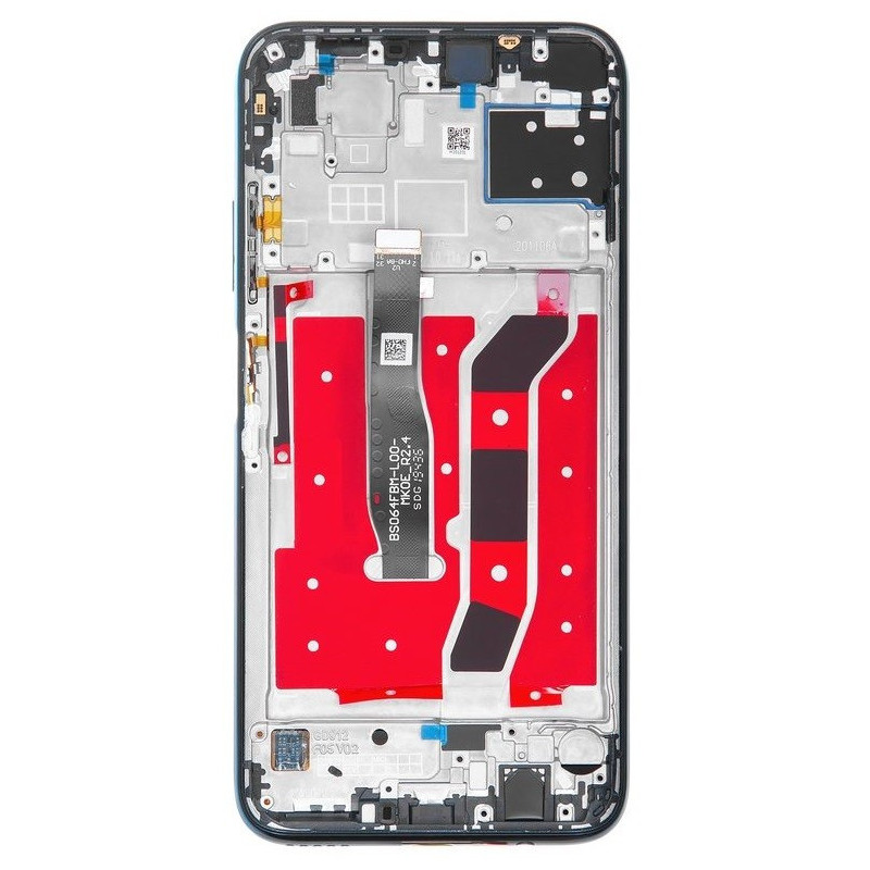 LCD screen Huawei P40 Lite with touch screen with frame Black original (used Grade C)