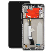 LCD screen Xiaomi Redmi Note 8T with touch screen with frame White original (used Grade C)