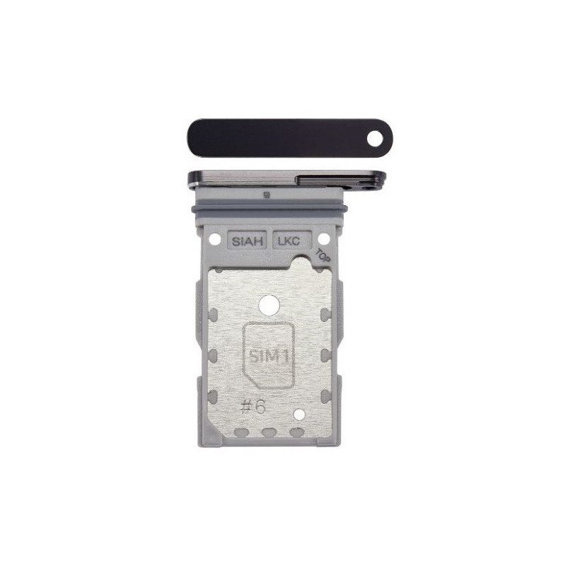 SIM card holder Samsung S938 S25 Ultra Dual Titanium Jetblack original (service pack)