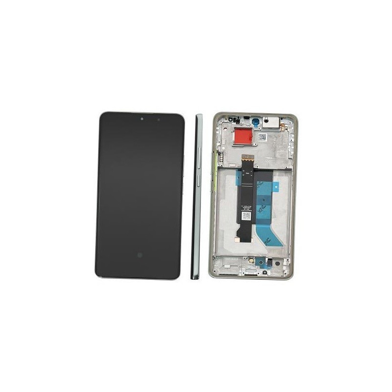 LCD screen Xiaomi Poco X7 5G with touch screen with frame Green original (service pack)