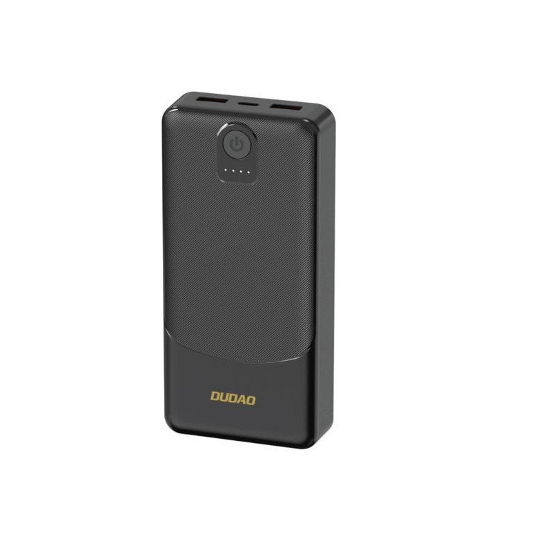 Išorinė baterija POWER BANK Dudao (K10 Pro) 20000mAh (2xUSB 2.4A) juoda