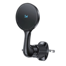 Belaidis automobilinis įkroviklis-laikiklis Wozinsky (WCT5-6S4Y) Magnetic (MagSafe 15W) tvirtinamas ant ventiliacijos gr