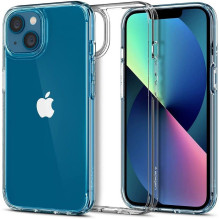 Spigen Ultra Hybrid iPhone 13 dėklas – skaidrus