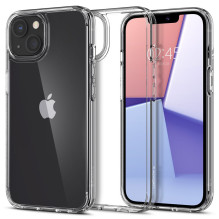 Spigen Ultra Hybrid iPhone 13 dėklas – skaidrus