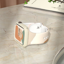 Silikoninio dirželio Moro laikrodžio apyrankės, skirtos Apple Watch 42 / 44 / 45 / 49 mm – 1 modelis