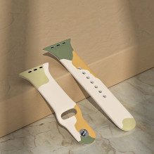 Silikoninio dirželio Moro laikrodžio apyrankės, skirtos Apple Watch 42 / 44 / 45 / 49 mm – 1 modelis