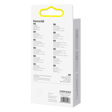 3in1 USB - mikro USB / Lightning / USB C 3.5A 1.2m kabelis Baseus StarSpeed - juodas