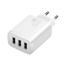 RETURNED ITEM Baseus Compact charger 3x USB 17W white (CCXJ020102) RETURNED ITEM Baseus Compact charger 3x USB 17W white (CCXJ020102)