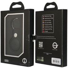Audi Synthetic Leather AirTag case - black