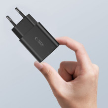 Tech-Protect C35W 2x USB-C PD 35W įkroviklis su USB-C / USB-C laidu - baltas
