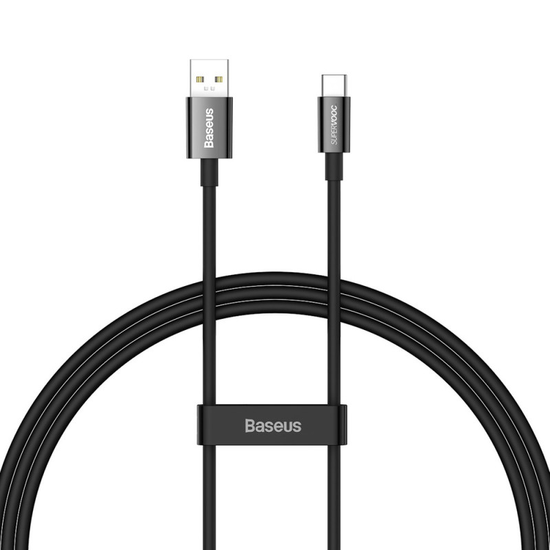 APRÈS RETOUR Baseus Superior Series SUPERVOOC USB-A į USB-C laidas 65W 1m juodas