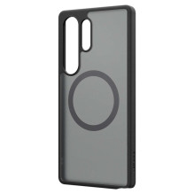 Spigen Capella GP-FPS938PGBJW Silicone Case with MagFit Magnetic Ring for Samsung Galaxy S25 Ultra - Black