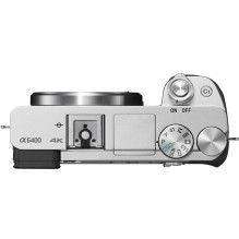 Sony A6400 Body (Silver), (ILCE-6400 / S), (α6400), (Alpha 6400)