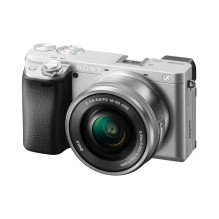 Sony A6400 + 16-50mm OSS (Silver), (ILCE-6400L / S), (α6400), (Alpha 6400)