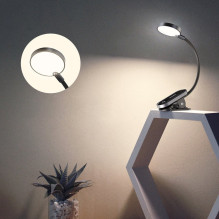 Baseus mini lamp LED lamp with clip gray (DGRAD-0G)