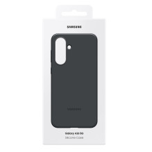 Samsung silikoninis dėklas EF-PA366CBEGWW, skirtas Samsung Galaxy A36 5G - juodas